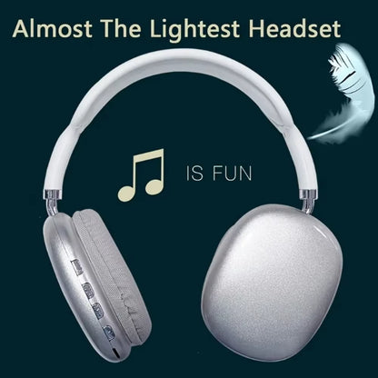 New P9 Wireless Bluetooth Headphones Noise Cancelling Mic Pods over Ear Sports Gaming Headset for Apple