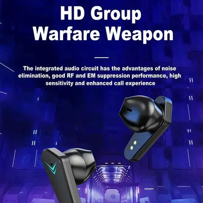 NEW X15 TWS Earphones Bluetooth Wireless Gamer Headphones 65Ms Low Latency Earbuds Fone Headset Gamer with Mic Handfree