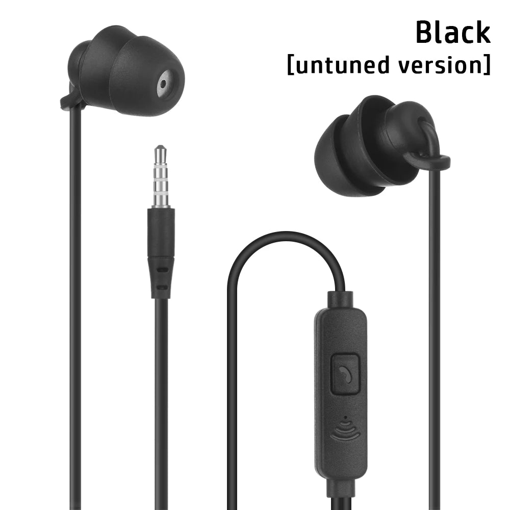 3.5Mm Wired In-Ear Headphones with Volume Control Sleeping Headphones Noise Canceling Headphones for Samsung Huawei and Xiaomi