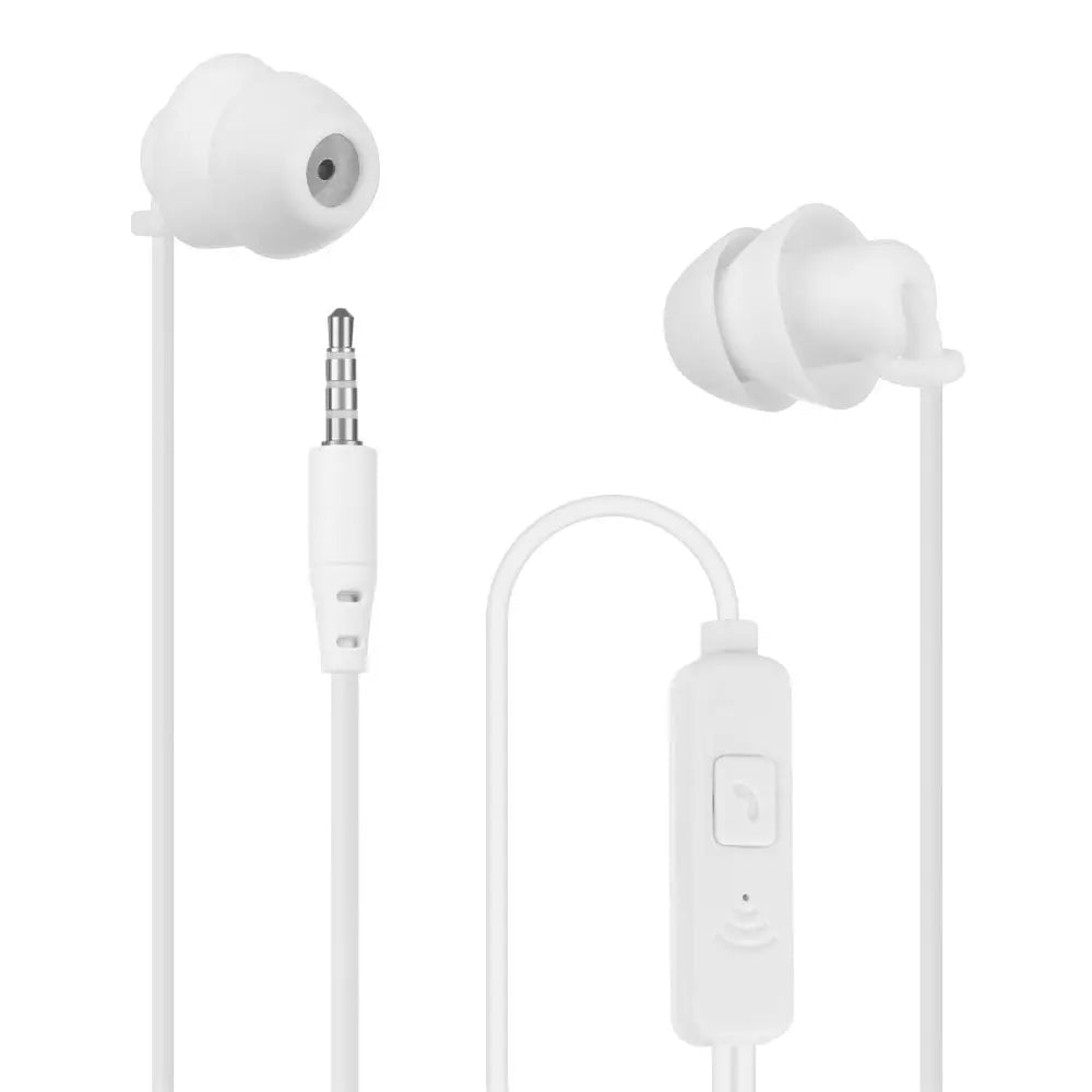 3.5Mm Wired In-Ear Headphones with Volume Control Sleeping Headphones Noise Canceling Headphones for Samsung Huawei and Xiaomi