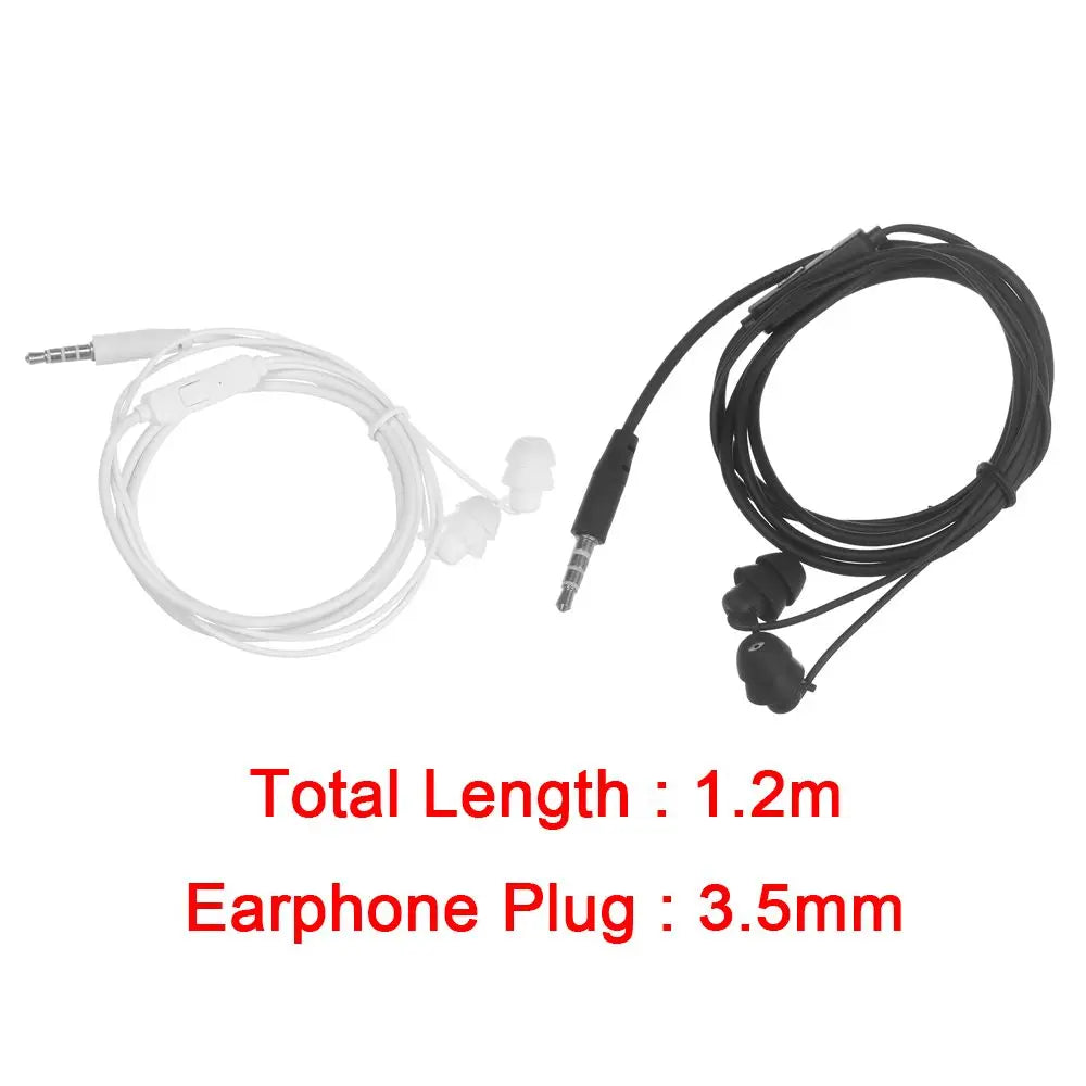 3.5Mm Wired In-Ear Headphones with Volume Control Sleeping Headphones Noise Canceling Headphones for Samsung Huawei and Xiaomi