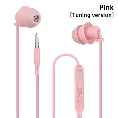 3.5Mm Wired In-Ear Headphones with Volume Control Sleeping Headphones Noise Canceling Headphones for Samsung Huawei and Xiaomi